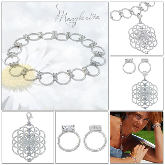 Anthea - bracciale in argento e zirconi bianco
