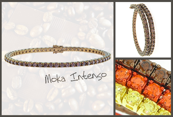 Bracciale Tennis Brown Chocolate