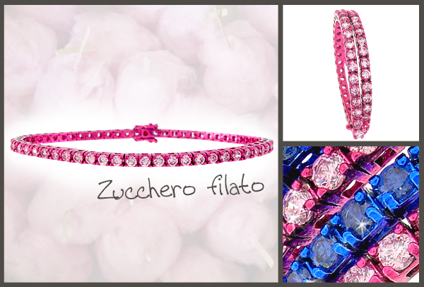 Tennis bracelet zucchero fillato