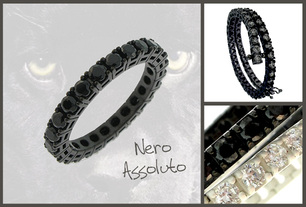 anello tatitoto allblack nero