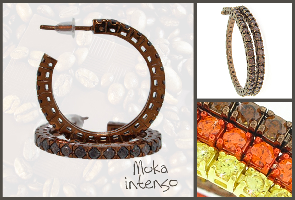 orecchini tatitoto chocolate brown