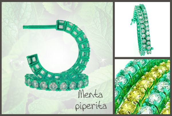 orecchini tatitoto verde menta