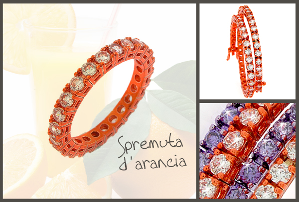 anello tatitoto clementine arancione